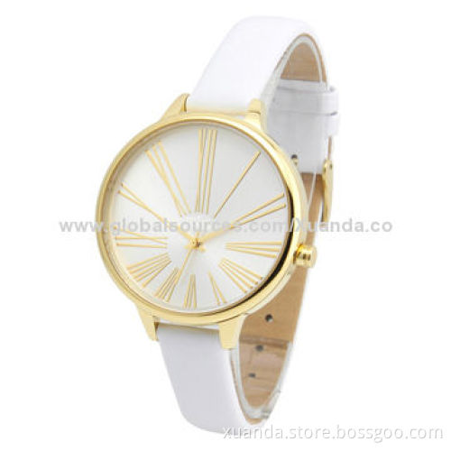 2014 Newest Design Fashion Japan Movement Ladies' Leather WatchesNew